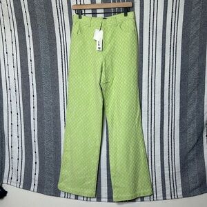 NWT Zara Checkered Wide Leg Pants